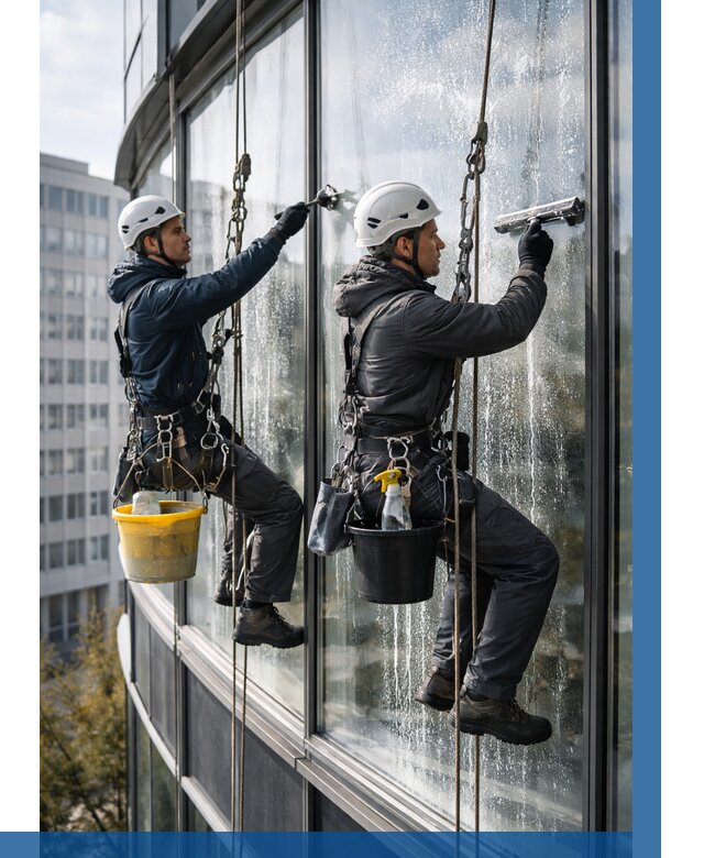 Мойка панорамных окон в Находке от 361 р. заказать у ВЫСОТНИК-Нхд
