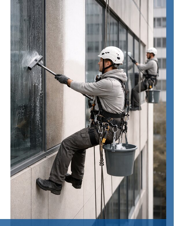 Мойка фасадов зданий в Находке под ключ от 361 р. | ВЫСОТНИК-Нхд