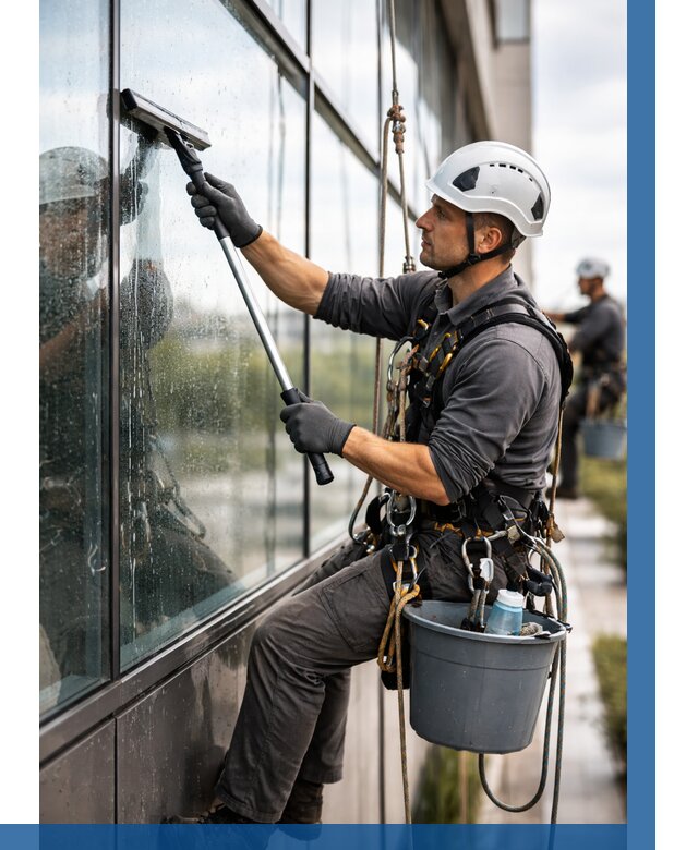 Мойка стеклянных фасадов в Находке от 206 р. | ВЫСОТНИК-Нхд