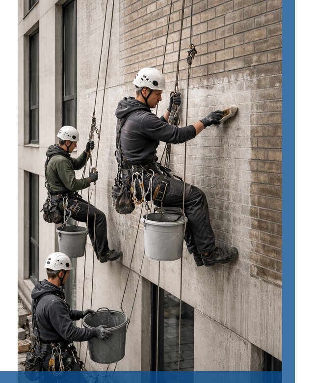 Удаление высолов с фасада в Находке от 258 р. | ВЫСОТНИК-Нхд