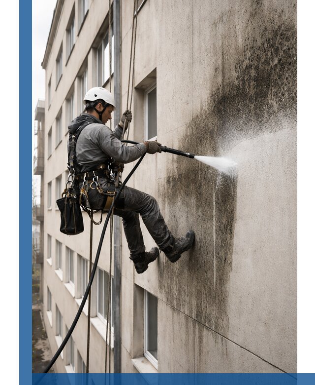 Профессиональная очистка фасадов от плесени в Находке