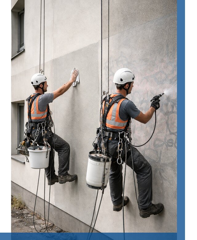 Антиграффити покрытие фасада в Находке от 619 р. | ВЫСОТНИК-Нхд