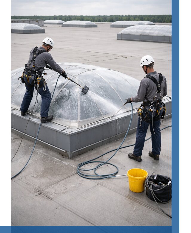 Мойка зенитных фонарей в Находке, заказать от 4642 р. | ВЫСОТНИК-Нхд