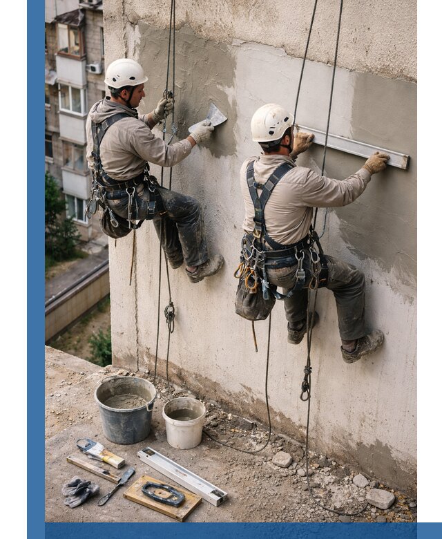 Комплексный ремонт штукатурного фасада с гарантией в Находке