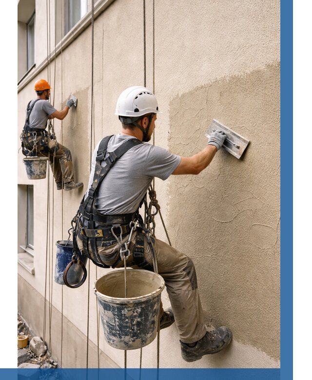 Декоративная штукатурка фасада в Находке от 1238 р. | ВЫСОТНИК-Нхд