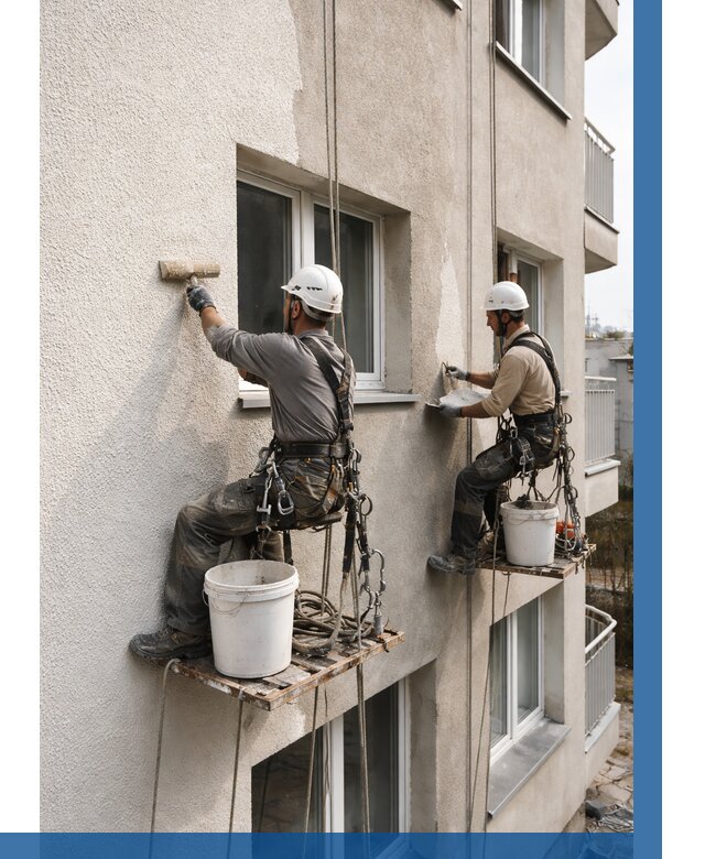 Нанесение короеда на фасад в Находке от 464 р. | ВЫСОТНИК-Нхд