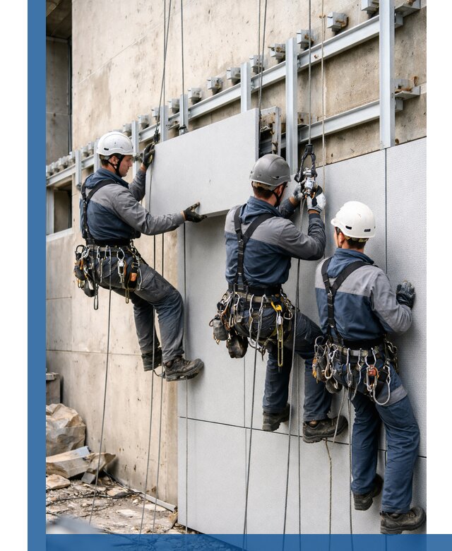 Монтаж вентилируемого фасада в Находке под ключ с гарантией качества