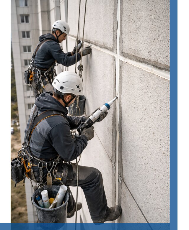 Герметизация межпанельных швов в Находке от 722 р. | ВЫСОТНИК-Нхд