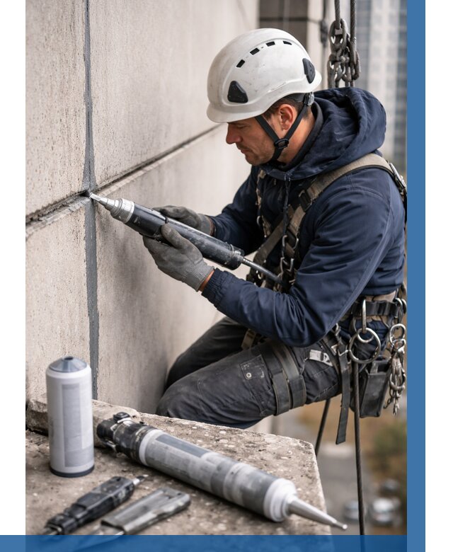 Вторичная герметизация швов в Находке от 464 р. | ВЫСОТНИК-Нхд