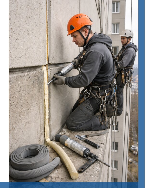 Теплый шов межпанельные швы в Находке от 722 р. | ВЫСОТНИК-Нхд