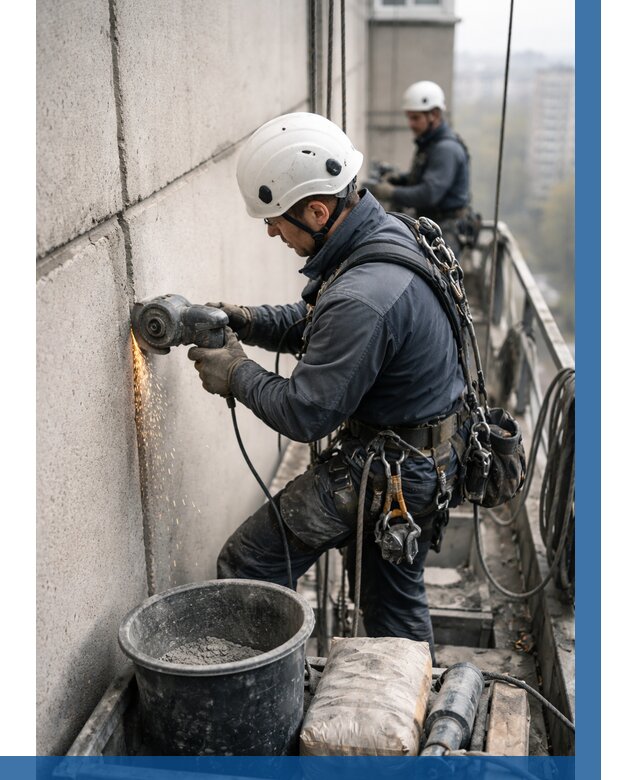 Штробление межпанельных швов в Находке от 1238 р. | ВЫСОТНИК-Нхд