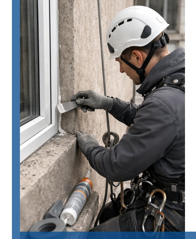 Герметизация монтажных швов окон в Находке с гарантией качества