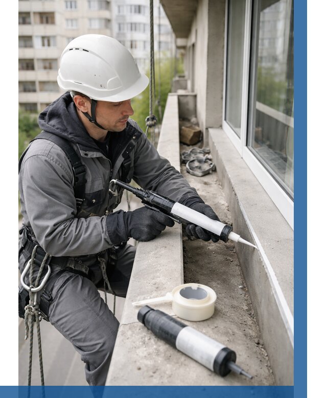 Герметизация швов лоджии в Находке от 4642 р. | ВЫСОТНИК-Нхд