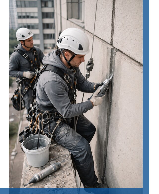 Ремонт деформационных швов здания в Находке от 1032 р. | ВЫСОТНИК-Нхд