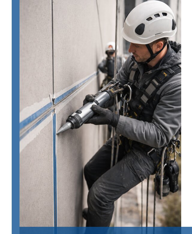 Герметизация стыков фасадных панелей в Находке качественно и быстро