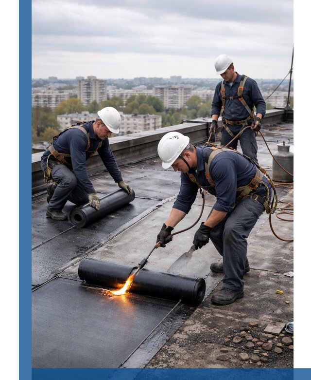 Ремонт наплавляемой кровли в Находке качественно и надежно