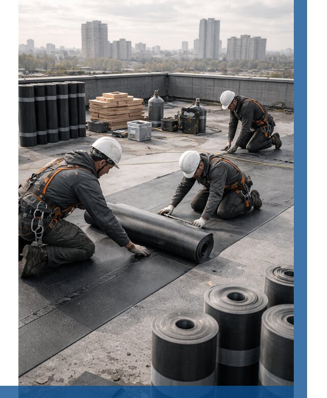 Монтаж мягкой кровли под ключ в Находке от 464 р. | ВЫСОТНИК-Нхд