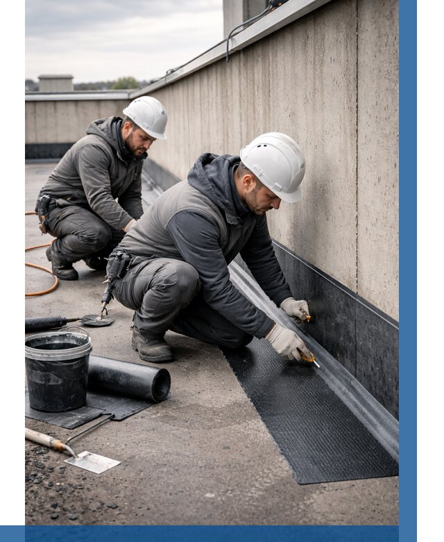 Гидроизоляция примыканий на кровле в Находке от 928 р. | ВЫСОТНИК-Нхд