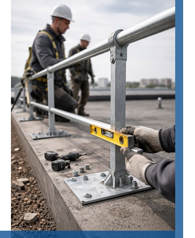 Монтаж кровельного ограждения в Находке от 1238 р. | ВЫСОТНИК-Нхд