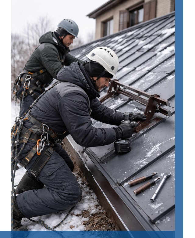 Монтаж снегозадержателей в Находке от 464 р. | ВЫСОТНИК-Нхд