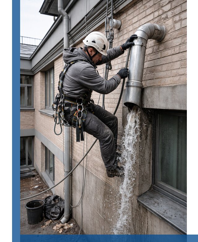 Профессиональная прочистка водосточных труб в Находке с гарантией