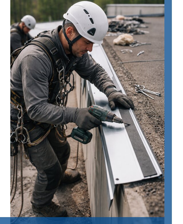 Монтаж капельника на кровле в Находке от 309 р. | ВЫСОТНИК-Нхд