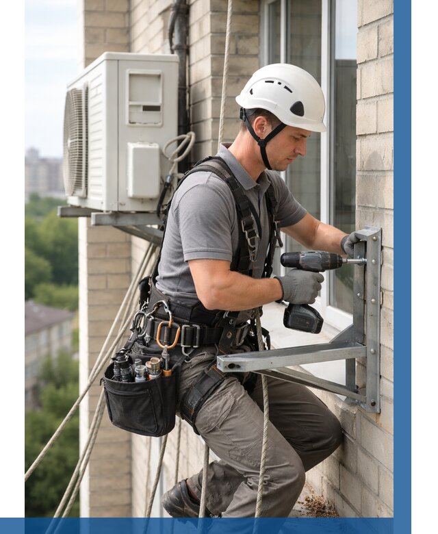 Установка кронштейнов кондиционера в Находке от 3610 р. | ВЫСОТНИК-Нхд