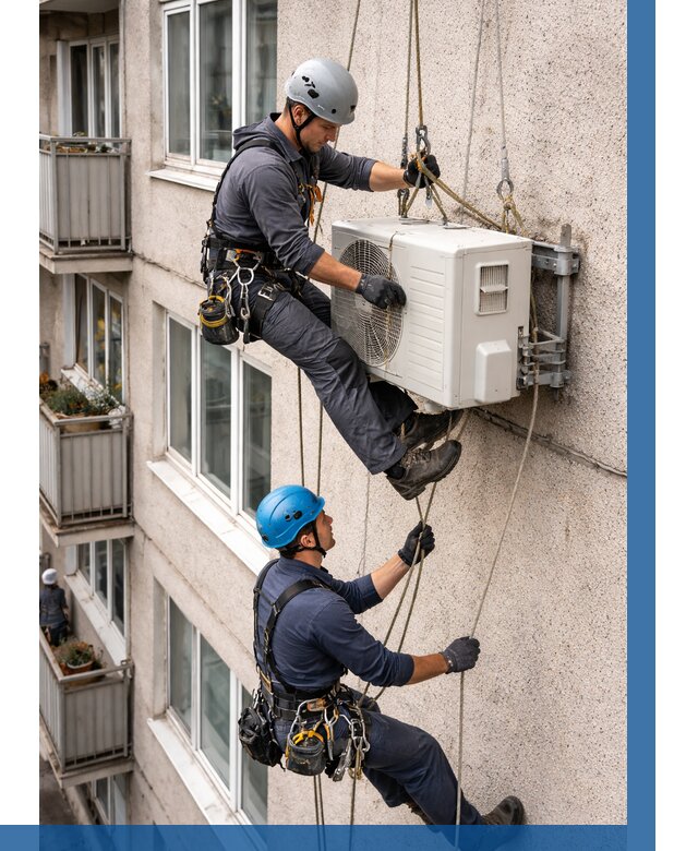 Перенос внешнего блока кондиционера в Находке от 9284 р.| ВЫСОТНИК-Нхд