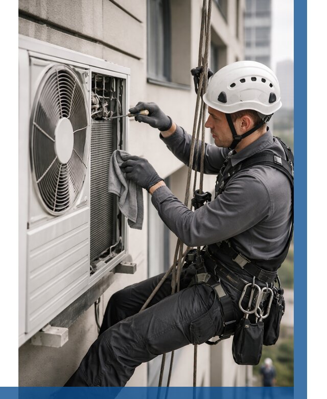 Обслуживание внешнего блока кондиционера в Находке от 2785 р.ВЫСОТНИК-Нхд