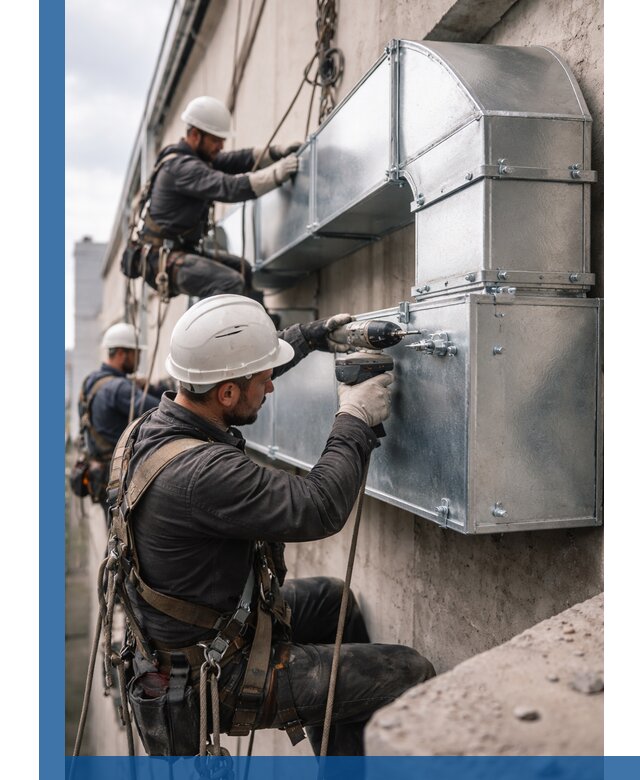 Профессиональный монтаж вентиляционных коробов в Находке под ключ