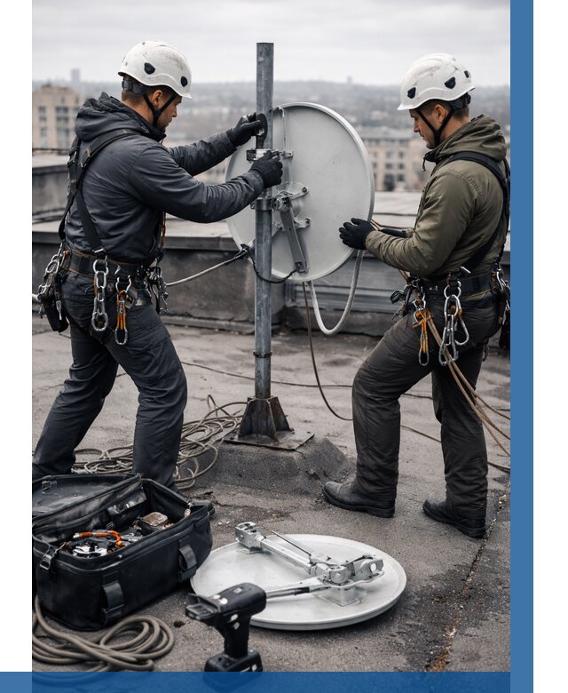 Демонтаж антенн на крыше в Находке от 4642 р. | ВЫСОТНИК-Нхд