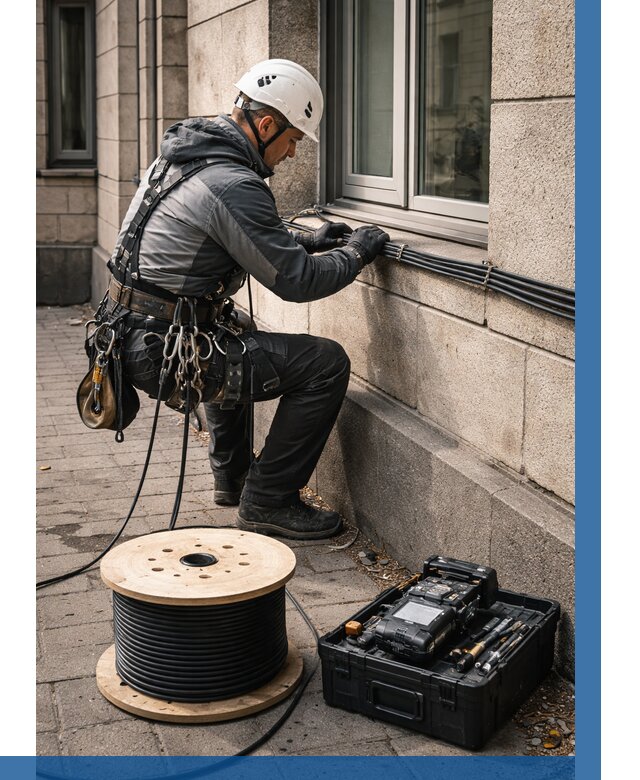 Прокладка оптоволоконного кабеля в Находке от 825 р. | ВЫСОТНИК-Нхд