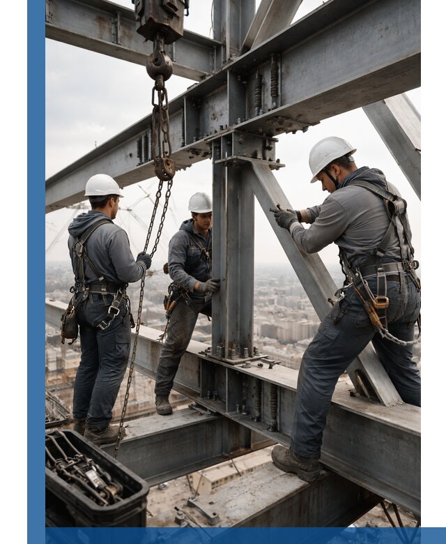 Профессиональный монтаж металлоконструкций на высоте в Находке