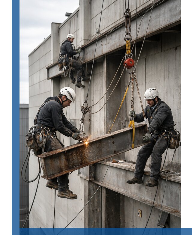 Демонтаж металлоконструкций на высоте в Находке под ключ