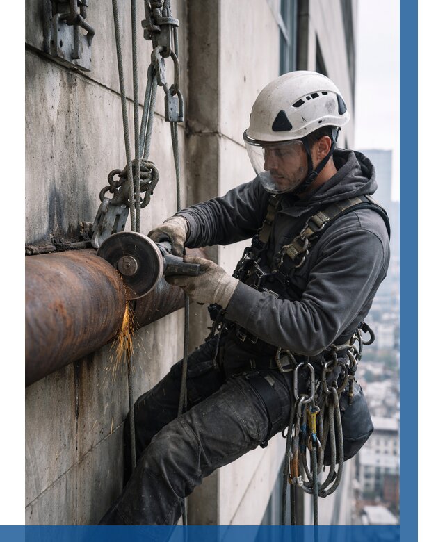 Резка металла на высоте в Находке по цене от 4642 р. | ВЫСОТНИК-Нхд