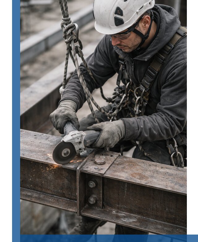 Резка металла на высоте в Находке для зданий и конструкций