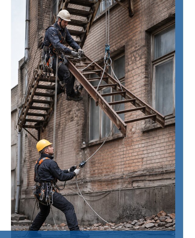 Демонтаж пожарной лестницы в Находке от 12378 р. | ВЫСОТНИК-Нхд