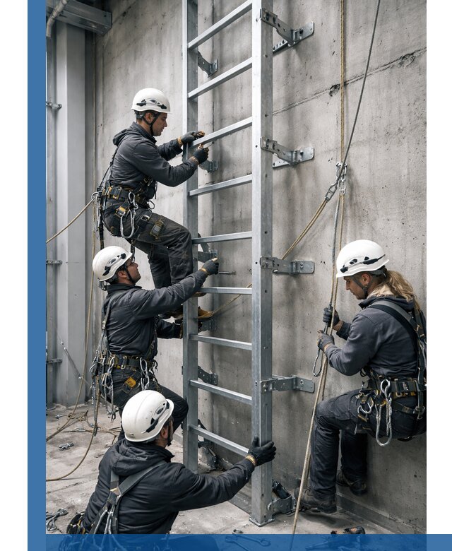 Монтаж металлических лестниц в Находке под ключ со гарантией