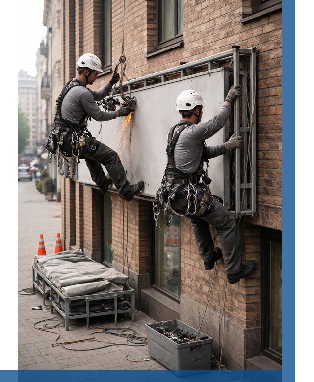 Демонтаж рекламной вывески в Находке от 6705 р. | ВЫСОТНИК-Нхд