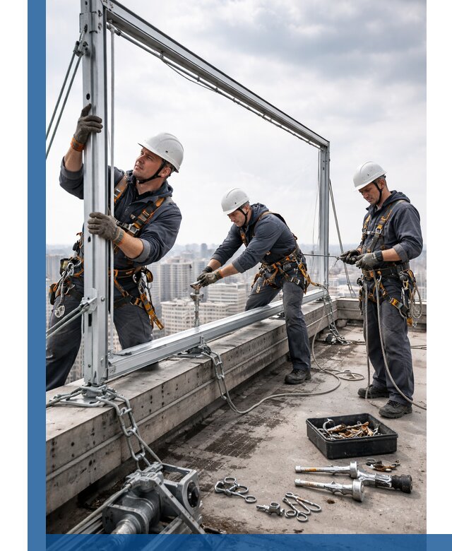 Монтаж крышных рекламных конструкций под ключ в Находке