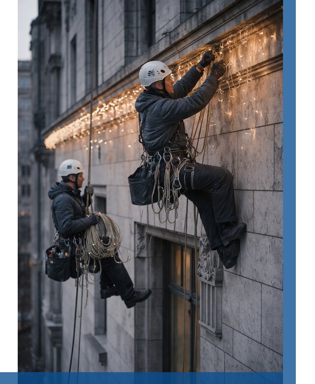 Монтаж новогодней иллюминации в Находке от 8768 р. | ВЫСОТНИК-Нхд