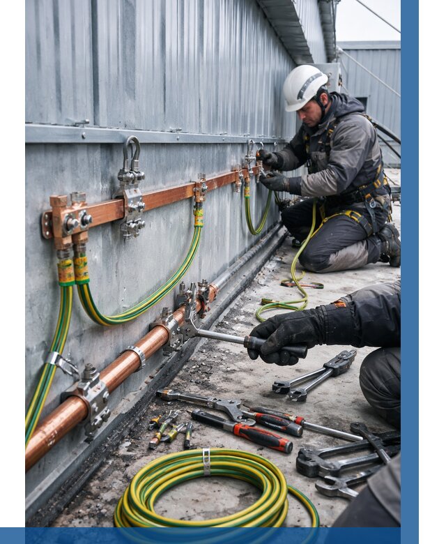 Монтаж заземления здания в Находке от 25788 р. | ВЫСОТНИК-Нхд