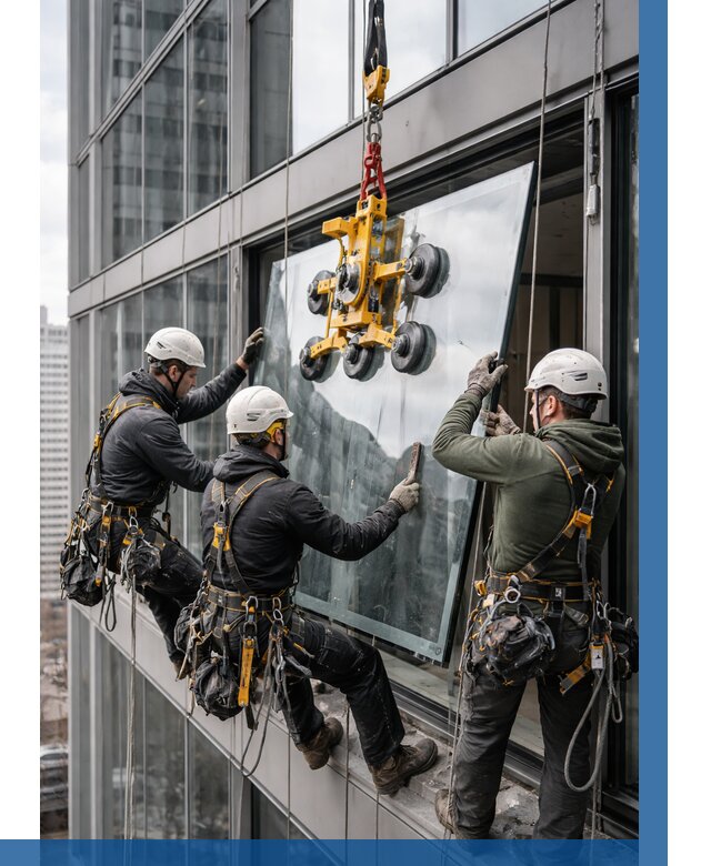 Фасадное остекление зданий под ключ в Находке от 10315 р. | ВЫСОТНИК-Нхд