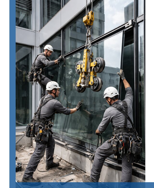 Структурное остекление фасадов в Находке монтаж и обслуживание