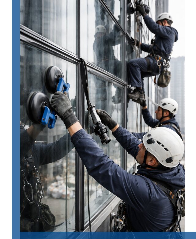 Радиусное остекление фасадов под ключ в Находке с гарантиями