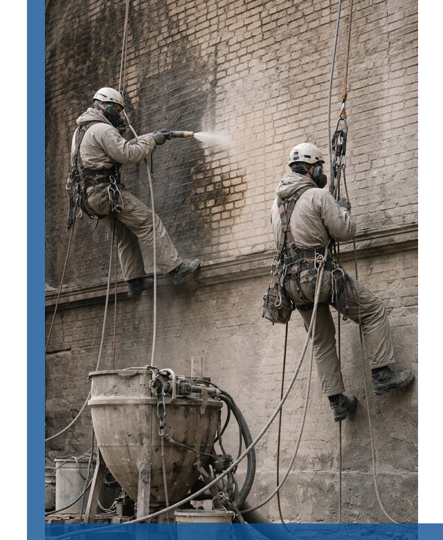 Пескоструйная очистка фасадов в Находке профессионально