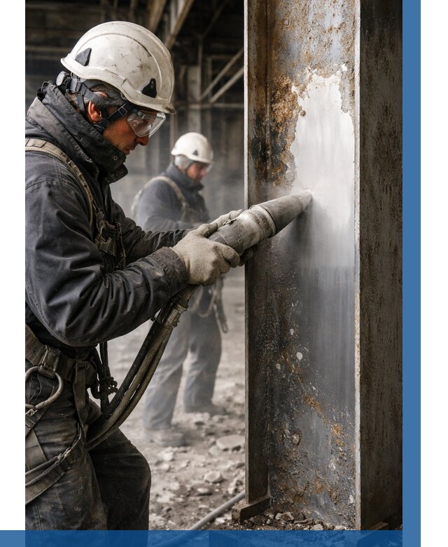 Удаление старой краски с металла в Находке от 464 р. | ВЫСОТНИК-Нхд