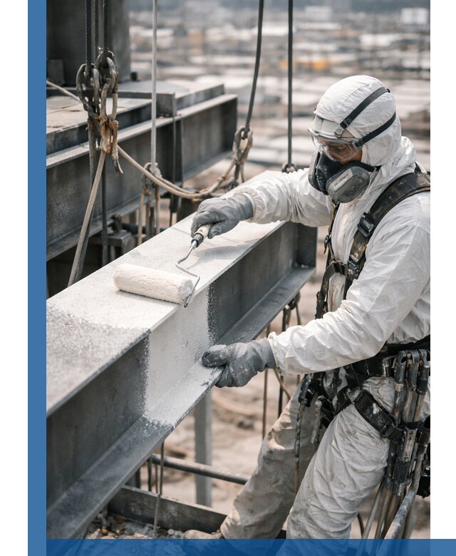 Профессиональная огнезащитная обработка металлоконструкций в Находке