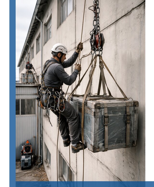 Подъем грузов на высоту в Находке для промышленных объектов