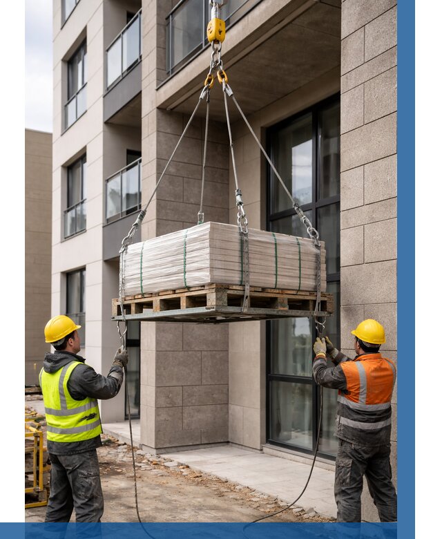 Подъем керамогранита на этаж в Находке от 3610 р. | ВЫСОТНИК-Нхд